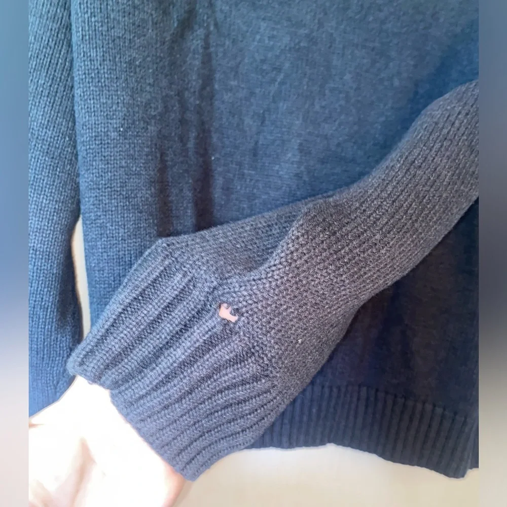 Vtg lands end sweater nice n easy embroidery